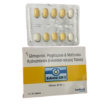 Glimepiride (2mg) + Metformin (500mg) + Pioglitazone (15mg)