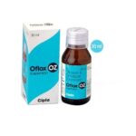 Oflox OZ Suspension (Ofloxacin (50mg/5ml) + Ornidazole (125mg/5ml)