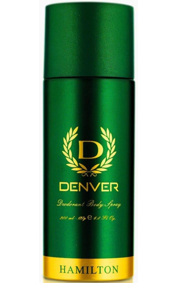 Denver Hamilton Deodorant Body Spray for Men, 200 ml