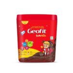 Geofit Chocolate Flavor Kids Protein Powder with Essential Vitamins and Minerals, No Refined Sugar 250g