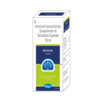 Amrox Syrup (Ambroxol Hydrochloride 15 mg, Terbutaline Sulphate 1.5 mg, Guaiphenesin 50 mg & Menthol 1 mg