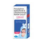 Criticold Syrup (Chlorpheniramine Maleate (2mg) + Phenylephrine (5mg)
