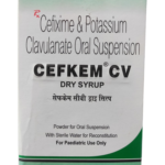 Cefkem CV Dry Syrup (CEFIXIME-50MG + CLAVULANIC ACID-31.25MG)