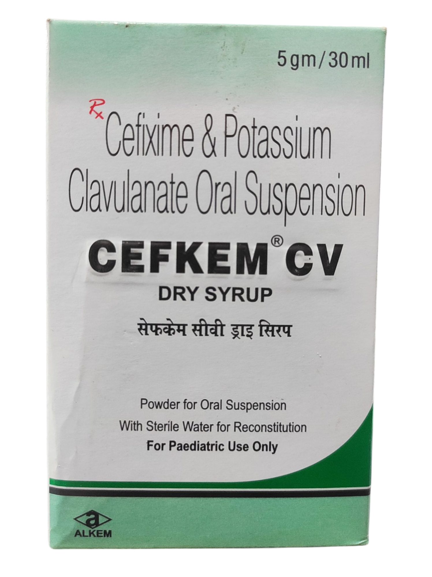 Cefkem CV Dry Syrup (CEFIXIME-50MG + CLAVULANIC ACID-31.25MG)