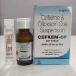 Cefkem OF Syrup (Cefixime (50mg) + Ofloxacin (50mg)