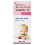 Amrox-LS Junior Syrup(Levosalbutamol (0.5mg) + Ambroxol (15mg) + Guaifenesin (50mg)