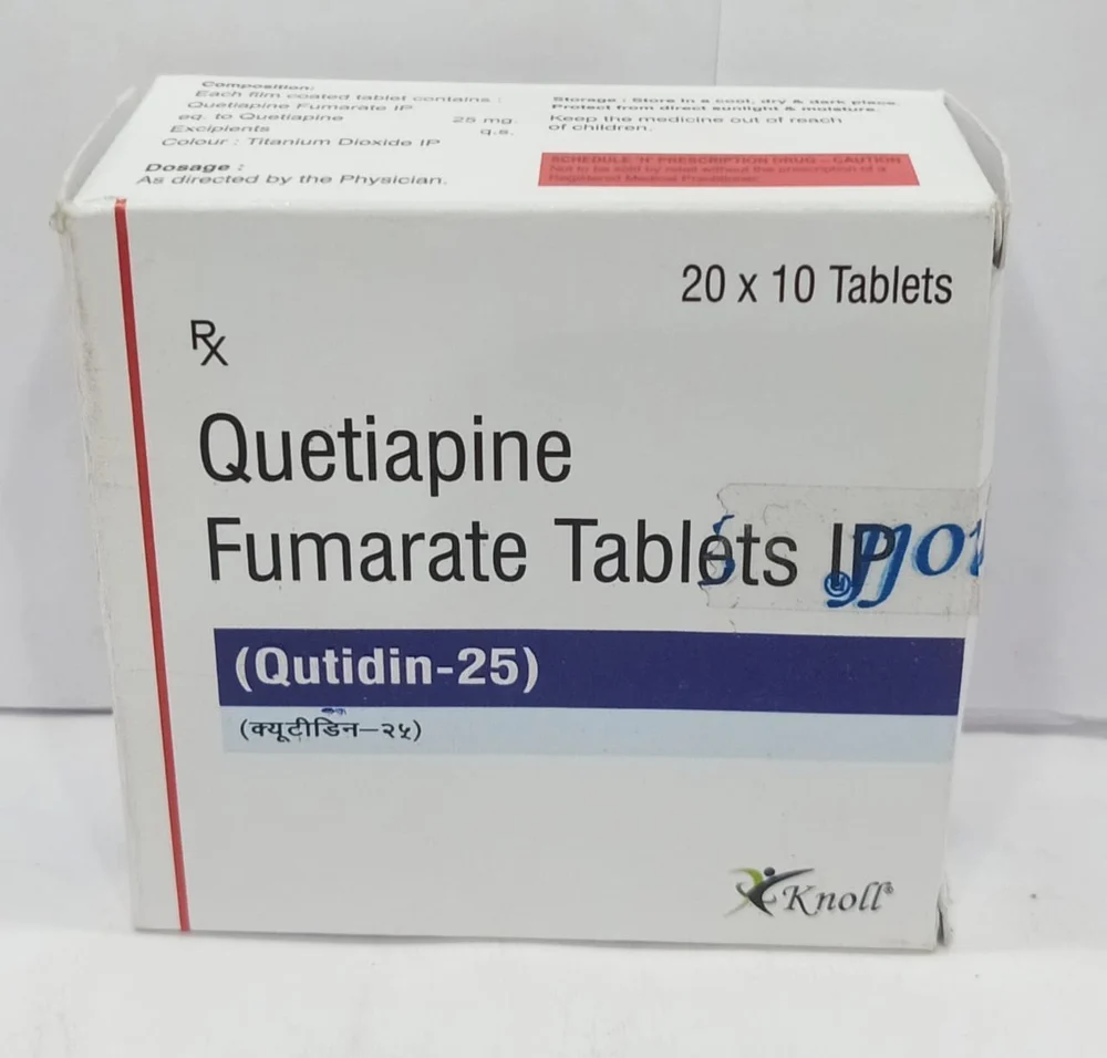 Qutidin 25mg (Quetiapine (25mg)