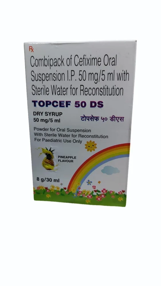 Topcef 50 DS Dry Syrup (Cefixime (50mg)
