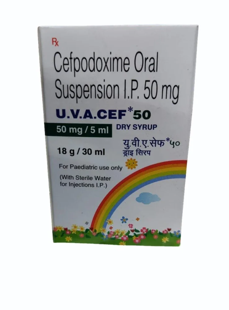Uva Cef 50mg (Cefpodoxime Proxetil (50mg)