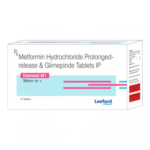 Debistal-m1 (Glimepiride 1 mg & Metformin Hydrochloride (SR) 500 mg )