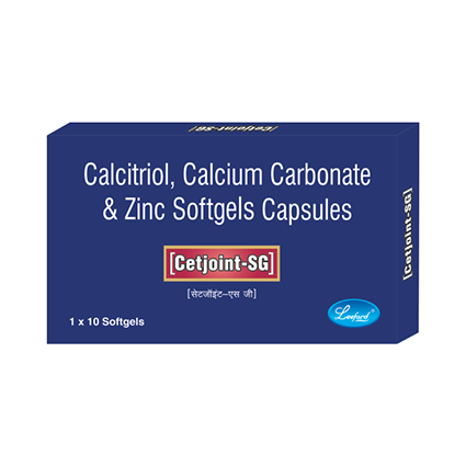 Cetjoint SG (Calcitriol (0.25mcg) + Calcium Carbonate (500mg) + Zinc Sulfate (7.5mg)