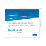 Debiliptin-m ( Teneligliptin 20 mg & Metformin Hydrochloride (SR) 500 mg )