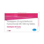 Debiliptin-m Forte ( Teneligliptin 20 mg & Metformin Hydrochloride (SR) 1000 mg )