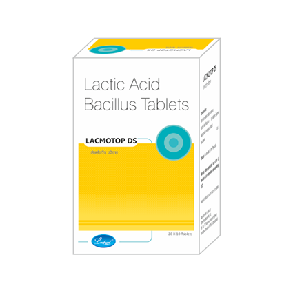 Lacmotop DS ( Lactic acid bacillus not less than 120 million spores )