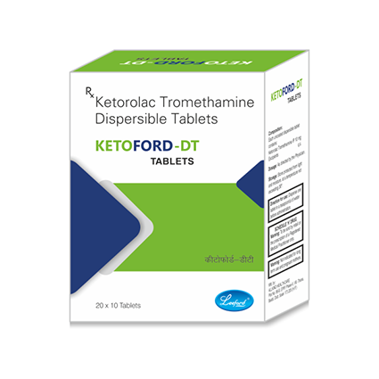 ketoford DT ( Ketorolac Tromethamine 10 mg)