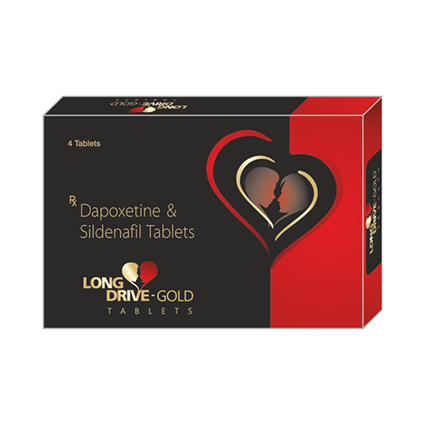 Long drive gold ( Dapoxetine 30 mg & Sildenafil 50 mg)